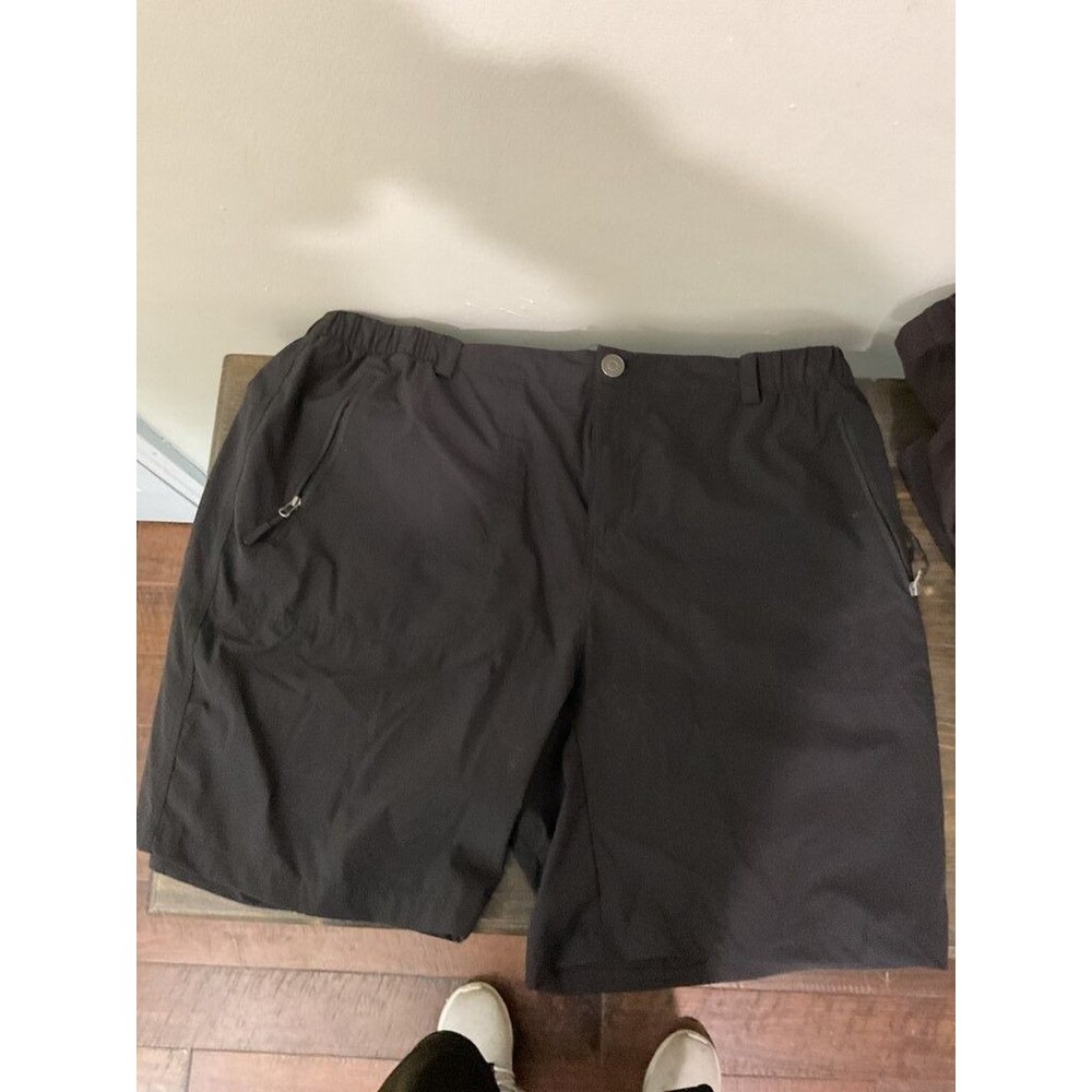 Pudolla Men's Black Athletic Shorts XXL